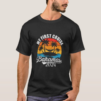 Camiseta Mi primer crucero por Bahamas 2024: divertidas vac