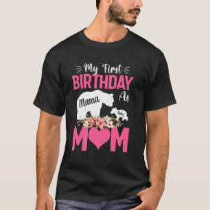 Camiseta Mi Primer Cumpleaños Como Mamá Osa y Bebé Polilla