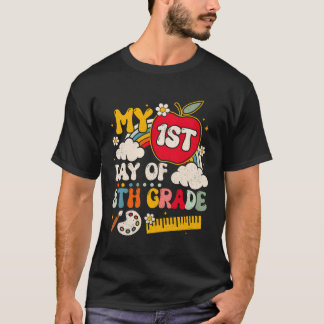 Camiseta Mi Primer Día De 8Vo Grado Tengo 13 Años De Vuelta