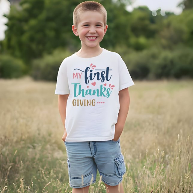 Camiseta Mi primer Día de Acción de Gracias (Subido por el creador)