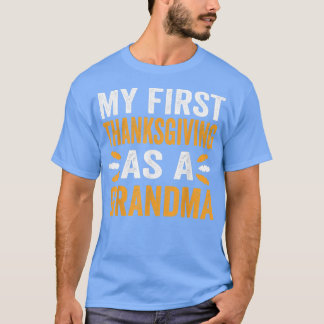 Camiseta Mi Primer Día De Acción De Gracias Como Una Nueva