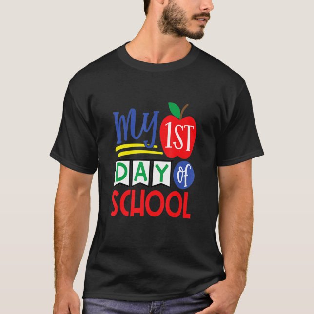 Camiseta Mi Primer Día De Escolares (Anverso)