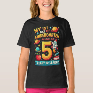 Camiseta Mi Primer Día de Kinder 1er Día de Escuela