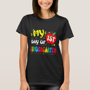 Camiseta Mi Primer Día De Los Niños Maestros De Jardines De