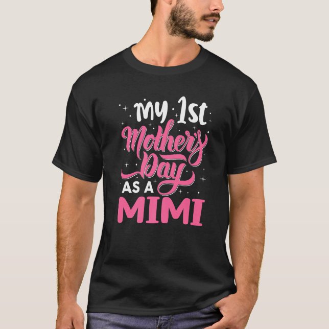 Camiseta Mi primer día de madre como Chicas mimi (Anverso)