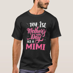 Camiseta Mi primer día de madre como Chicas mimi