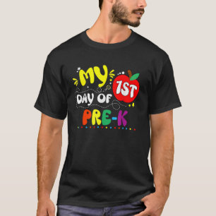 Camiseta Mi Primer Día De Maestros Preescolares De K Niños