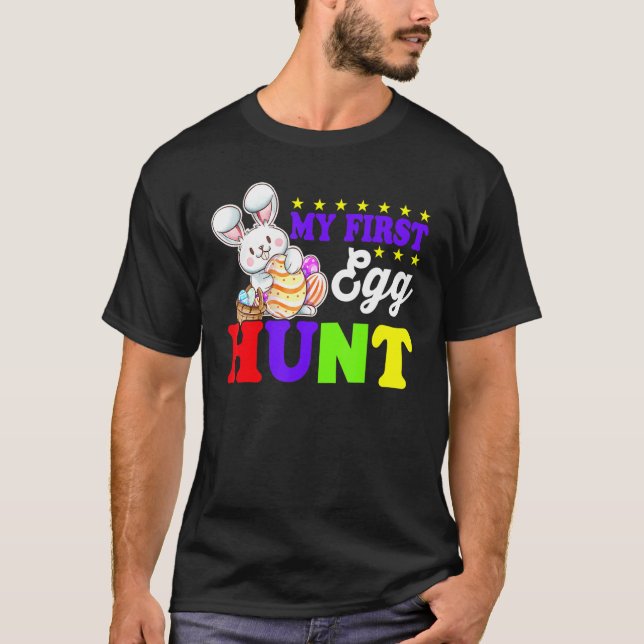 Camiseta Mi primer Día de Pascua para Conejitos (Anverso)