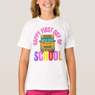 Camiseta Mi Primer Día En La Escuela De Vuelta A La Escuela