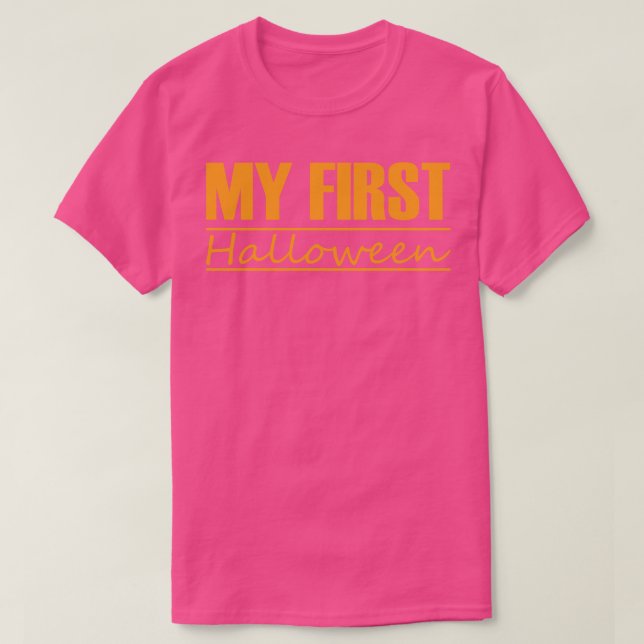 Camiseta Mi primer disfraz de Halloween para bebés (Diseño del anverso)