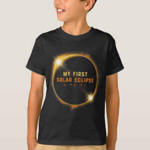 Camiseta Mi primer Eclipse Solar de Niños Chicas 2024