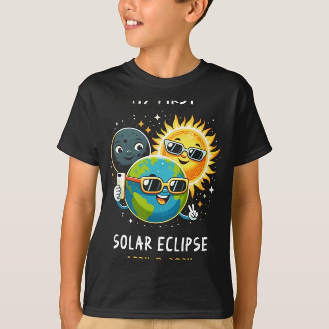 Camiseta Mi primer eclipse solar total 8 de abril de 2024 T (Anverso)
