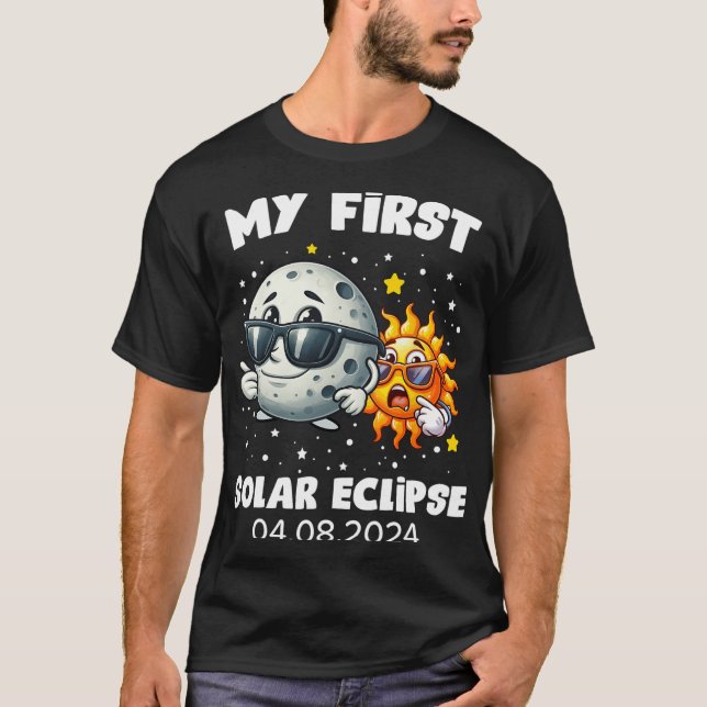 Camiseta Mi primer eclipse solar total el 8 de abril de 202 (Anverso)