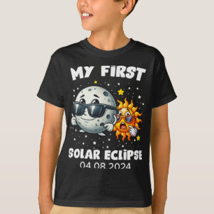 Camiseta Mi primer eclipse solar total el 8 de abril de 202