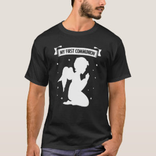 Camiseta Mi primer niño de la ceremonia religiosa de la com
