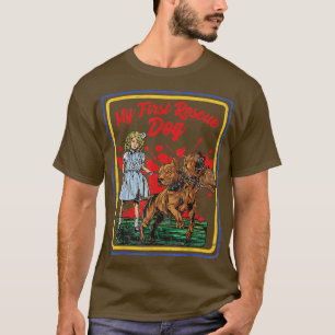 Camiseta Mi primer perro de rescate Halloween 90s GIft 1