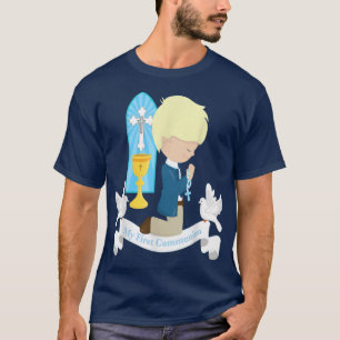 Camiseta Mi primer regalo de la comunión niños hijo varón p