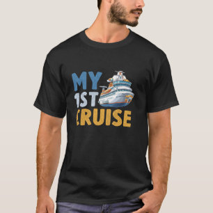 Camiseta Mi primer viaje de crucero en familia durante las 
