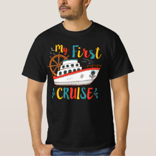 Camiseta Mi primer viaje de vacaciones de crucero por barco