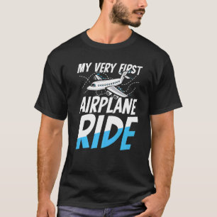 Camiseta Mi primer viaje en avión para un pase de aerolínea