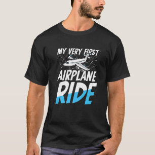 Camiseta Mi primer vuelo en avión para un pasajero de aerol