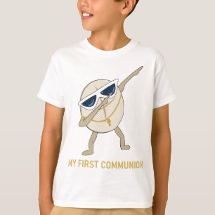 Camiseta Mi Primera Comunión Hostia de Comunión con Dabbing