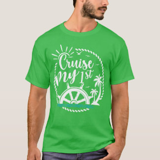Camiseta Mi primera familia de cruceros Vacaciones Graciosa
