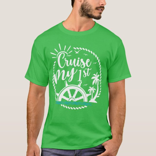 Camiseta Mi primera familia de cruceros Vacaciones Graciosa (Anverso)