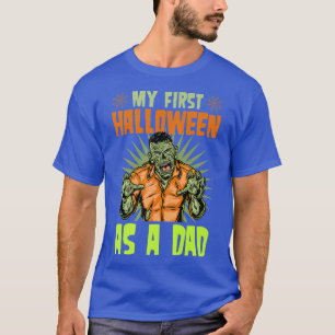 Camiseta Mi Primera Halloween Como Monstruo De Papá Embaraz