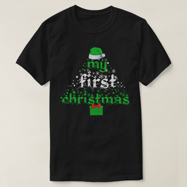 Camiseta Mi primera Navidad (Diseño del anverso)