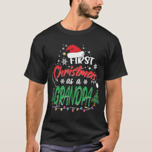 Camiseta Mi primera Navidad como abuelo nuevo y gracioso