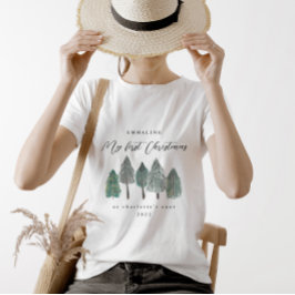 Camiseta Mi primera Navidad como tía