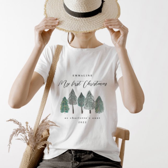 Camiseta Mi primera Navidad como tía (Subido por el creador)