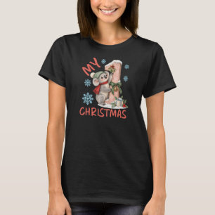 Camiseta Mi Primera Navidad, Cute Koala Navidad