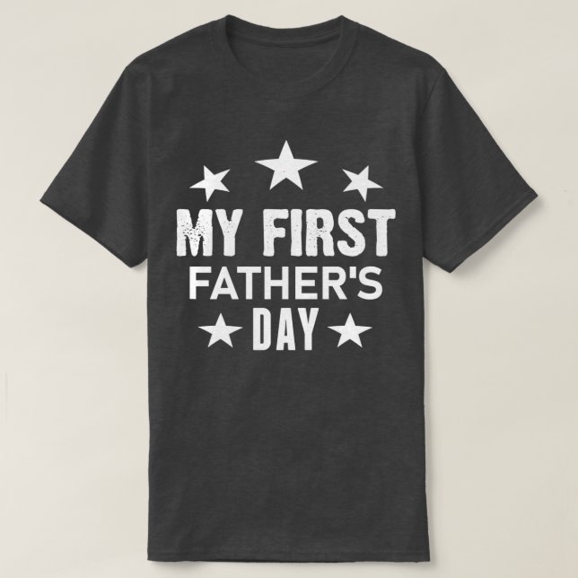 Camiseta Mi primera trimezcla de día de padres (Diseño del anverso)
