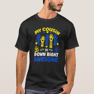 Camiseta Mi Primo Está Abajo, Impresionante Síndrome De Dow