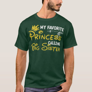 Camiseta Mi princesa favorita me llama cumpleaños de herman
