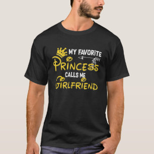 Camiseta Mi princesa favorita me llama cumpleaños de novia