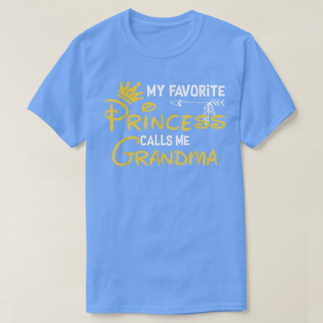 Camiseta Mi princesa favorita me llama cumpleaños gracioso  (Diseño del anverso)