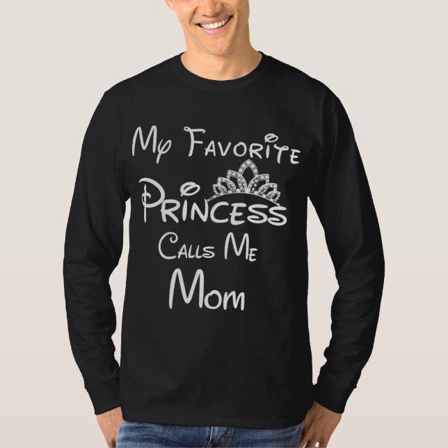 Camiseta Mi princesa favorita me llama hija de mamá (Anverso)