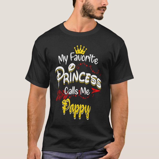 Camiseta Mi princesa favorita me llama papa (Anverso)