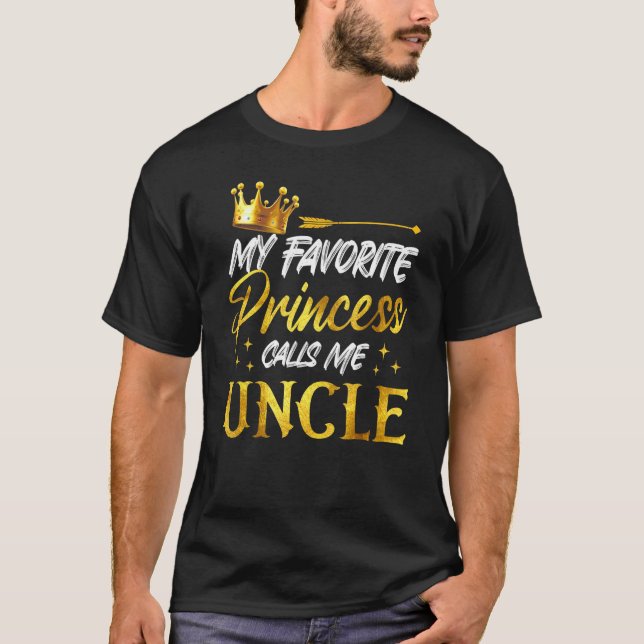 Camiseta Mi Princesa Favorita Me Llama Tío Funny Unc (Anverso)