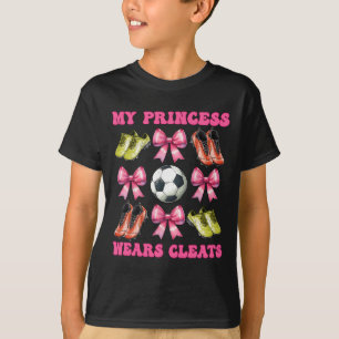 Camiseta Mi princesa usa tacos de fútbol Mamá del día de la