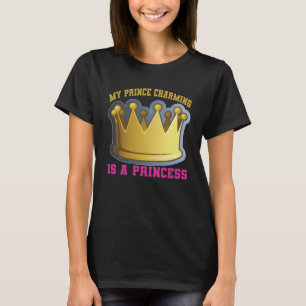 Camiseta Mi Príncipe Encantador Es Una Princesa
