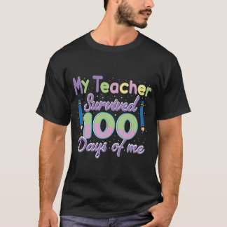 Camiseta mi profesor 100 días de mí