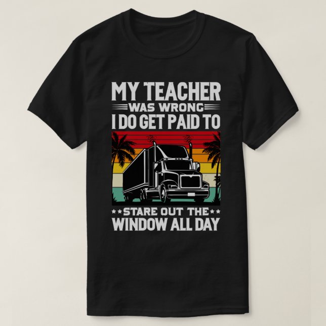 Camiseta Mi Profesor Estaba Equivocado. (Diseño del anverso)