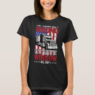 Camiseta Mi Profesor Estaba Equivocado Con Un Camionero Hom