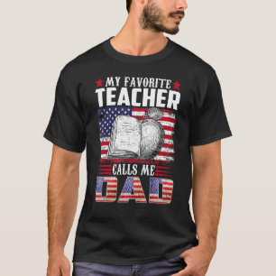 Camiseta Mi profesor favorito me llama gorda bandera estado