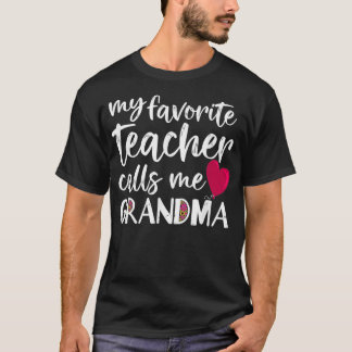 Camiseta Mi profesor favorito me llama "Gra" de la abuela