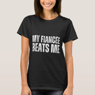 Camiseta Mi prometida me gana divertida fiesta de compromis